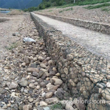PVC beschichtete verzinkte Gabion -Drahtnetzwand